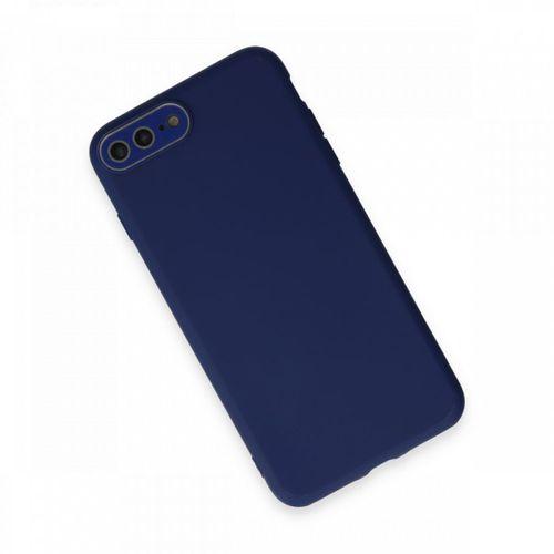 iPhone 8 Plus Kılıf Lansman Glass Kapak - Sky Blue
