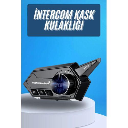 Intercom Bluetooth Kulaklık Kask Kulaklığı ANC Özelliği Yüksek Ses Kaliteli