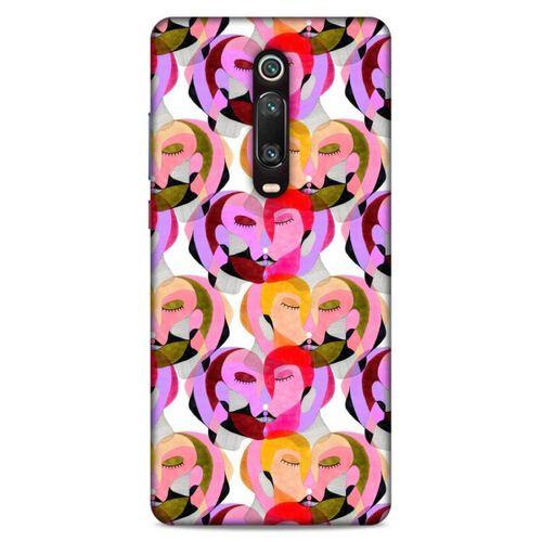 Lopard Xiaomi Mi 9T Uyumlu Kılıf Sürreal Yüzler ♀ (2) Kabı Desenli