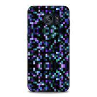 Lopard Samsung Galaxy S7 Edge Uyumlu Kılıf PiXel (24) Darbe Emici Kılıf Rainbow