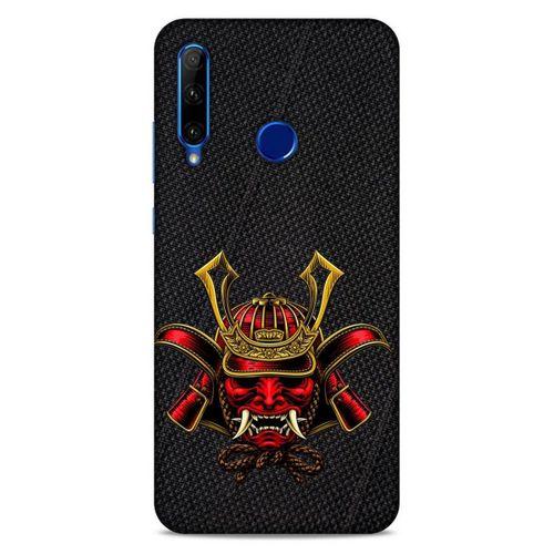 Lopard Huawei Honor 20 Lite Uyumlu Kılıf Tattoo's (36) Glitter Kılıf Kırmızı Şeytan