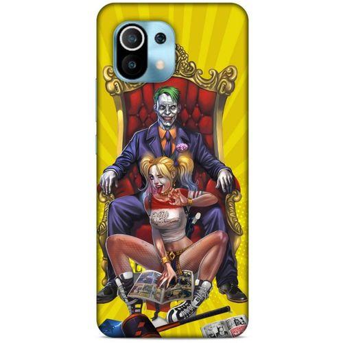 Xiaomi Mi 11 Uyumlu Kılıf Harley Quinn (36) Glitter Kılıf Lavanta mor