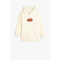 Koton  Çocuk Uzun Kollu Kapşonlu Sweatshirt Baskı Detaylı