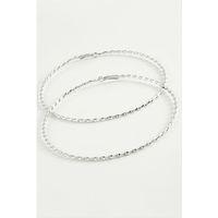 Burgulu Metal Halka Küpe 8-9-10 cm