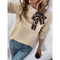 Kadın Uzun Kollu Yakadan Bağlamalı Viskon Iki Iplik Bluz