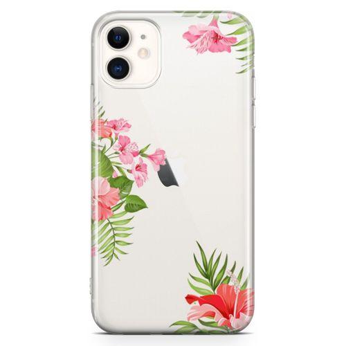 Apple iPhone 11 Kılıf Apocynaceae Arka Kapak Koruma Desenli Full Koruyucu