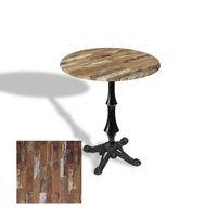 Dockers Çipa 1012 Döküm Ayak Yuvarlak Masa Çap 70cm - (Werzalit, Wermodin ve Allzalit Tabla) - Maracaibo