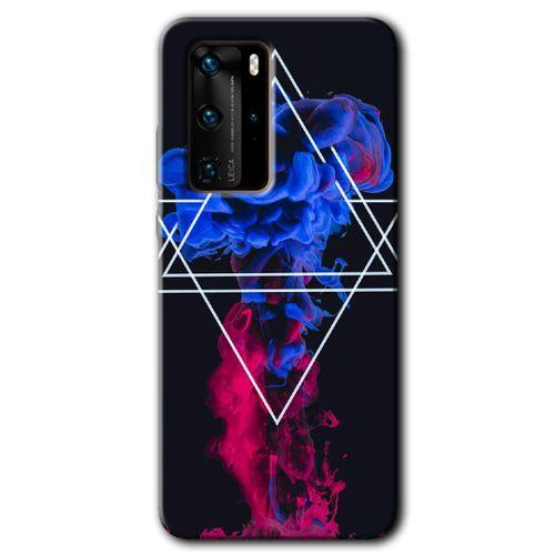 Huawei P40 Pro Kılıf HD Desen Baskılı Arka Kapak - Mekanik Duman 1