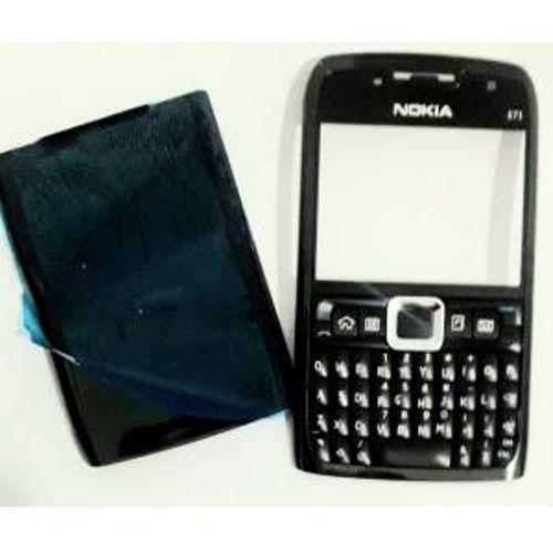 Nokia E71 Ön Arka Kapak Ve Tuş Takımı Siyah