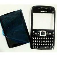 Nokia E71 Ön Arka Kapak Ve Tuş Takımı Siyah