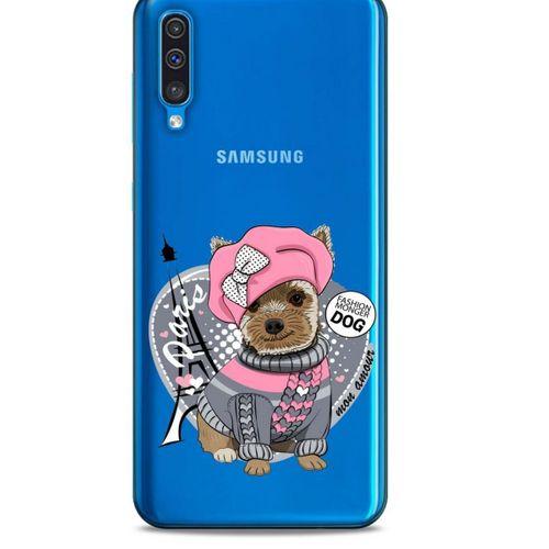 Zoologix (88) Samsung Galaxy A21s Şeffaf Kılıf Silikon Desenli