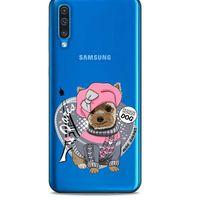 Zoologix (88) Samsung Galaxy A21s Şeffaf Kılıf Silikon Desenli
