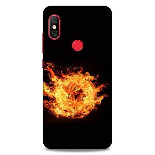 Lopard Xiaomi Redmi Note 6 Pro Uyumlu Kılıf FireX (31) TPU Kılıf Fireball