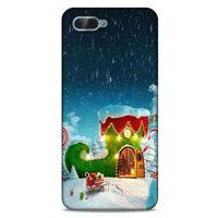 Oppo Rx17 Neo Kılıf Snowix (4) Koruma Kılıfı Yeşil Lacivert