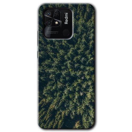 Redmi 10C Kılıf HD Desen Baskılı Arka Kapak - Çam Ağacı Ormanı