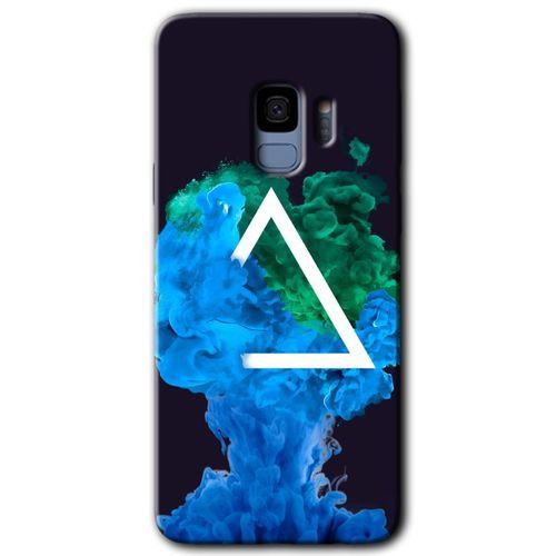 Galaxy S9 Kılıf HD Desen Baskılı Arka Kapak - İnk Clot + Kırılmaz Cam