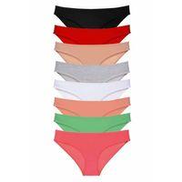 8 adet Süper Eko Set Likralı Kadın Slip Külot Set 1