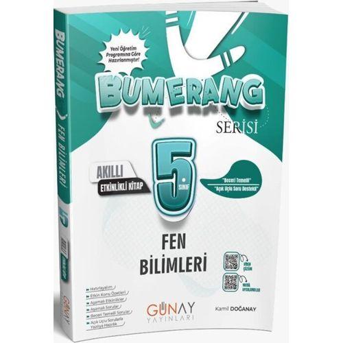 5. Sınıf Fen Bilimleri Bumerang Etkinlikli Akıllı Defter Kitap Günay Yayınları