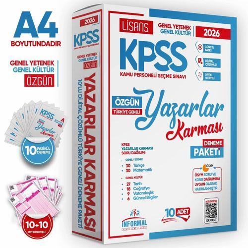 2026 KPSS Full 6lı Özgün-Tıpkı-Karma-Çıkmış-Manifesto Güncel Türkiye Geneli Çözümlü Deneme Paketi