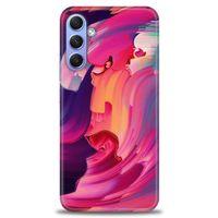 Samsung Galaxy A34 Kılıf HD Baskılı Kılıf - Renkler + Tam Ekran Koruyucu