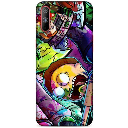 Realme C3 Uyumlu Kılıf Rick And Morty (41) Tank Kılıf Story Train Rick
