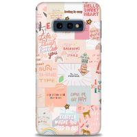 Samsung Galaxy S10E Kılıf HD Baskılı Kılıf - Hello Sweat + Tam Ekran Koruyucu