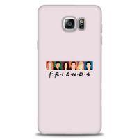 Samsung Galaxy Note 5 Kılıf HD Baskılı Kılıf - Renkli Friends + Tam Ekran Koruyucu