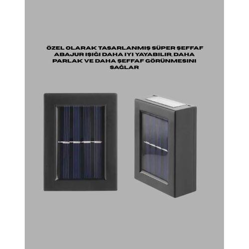 Şeffaf Abajurlu Duvar Tipi Solar Işık
