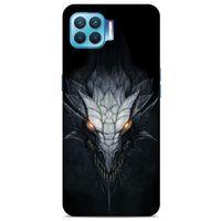 Oppo Reno 4 Lite Kılıf Dragons (13) Silikon Kap Gri Ejderha