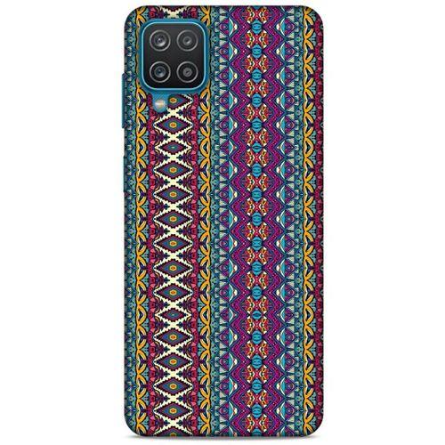 Lopard Samsung Galaxy A12 Uyumlu Kılıf Ethnic Culture (95) Back Cover