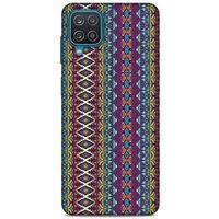 Lopard Samsung Galaxy A12 Uyumlu Kılıf Ethnic Culture (95) Back Cover