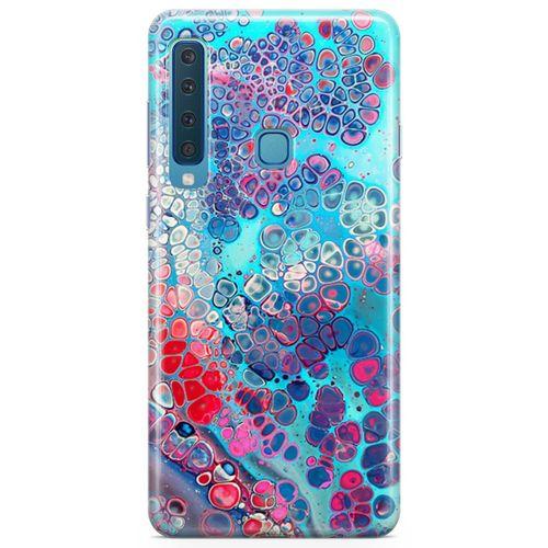 Samsung Galaxy A9 2018 Kılıf Mermer Bubbles Arka Kapak Koruma Desenli Full Koruyucu
