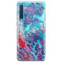 Samsung Galaxy A9 2018 Kılıf Mermer Bubbles Arka Kapak Koruma Desenli Full Koruyucu
