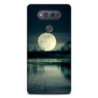 Lopard LG K61 Uyumlu Kılıf Gece'S (36) Glitter Kılıf Ay Göl