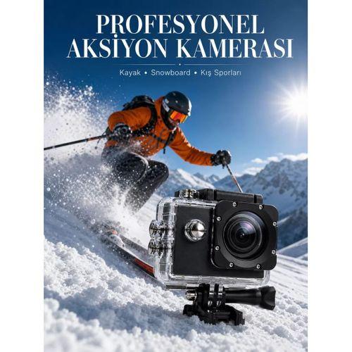 1080p Full Hd Spor Kamerası Kompakt Ve Dayanıklı Tasarım