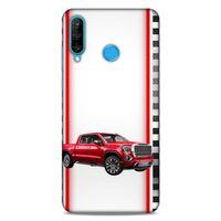 Lopard Huawei P30 Lite Uyumlu Kılıf PickUpX (2) Kabı Kırmızı