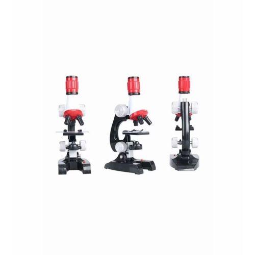 Eğitici Mikroskop Kiti Zoom Led Işıklı 100x 400x 1200x St1200x