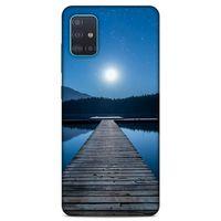 Lopard Samsung Galaxy A51 Uyumlu Kılıf Gece'S (43) Thin Fit Kılıf Orman