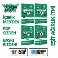 2026 YKS-AYT MEBİ-OGM 4lü Tüm Dersler Özgün Tarama Eşit Ağırlık (TM) Test Kitabı BASKI ÜCRETİ