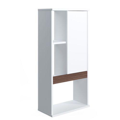 Ruum Store By Doğtaş Zein Kitaplık Kapaklı Ceviz Opak Beyaz