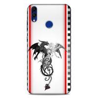 Lopard Huawei Honor 8C Uyumlu Kılıf Tattoo's (49) Ultra Silikon Kılıf Dragon Love