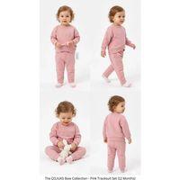 6/24 Ay Nakışlı Penye Bebek Takımı