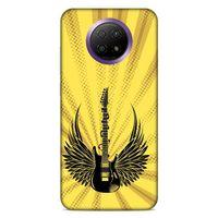 Lopard Xiaomi Redmi Note 9 5g Uyumlu Kılıf Tattoo's (41) Tank Kılıf Gitar Dövmesi