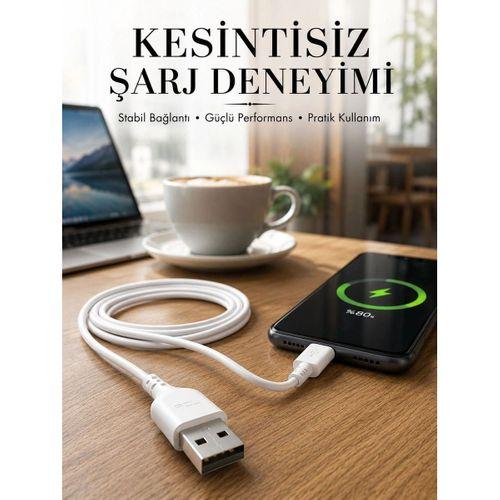 2 Metre Type-c Şarj Kablosu Güvenli Ve Stabil Şarj Desteği