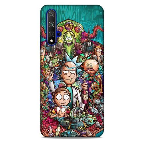 Huawei P Smart S 2020 Uyumlu Kılıf Rick And Morty (32) Soft Silikon Kılıf Cronenberg Morty