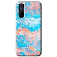 Realme 7 Kılıf HD Desen Baskılı Arka Kapak + Temperli Cam - Bubbles 1