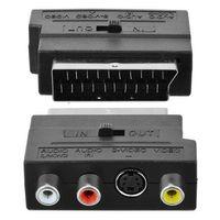 Elektromer Scart Adaptör Switch'li (İn-Out)