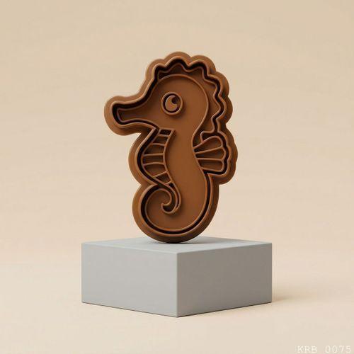 5Li Denizatı Figürlü Hamur Şekillendirici Kurabiye Kalıbı Oyun Hamuru Kalıbı 9 cm