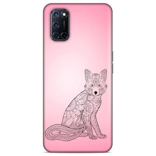 Lopard Oppo A72 Uyumlu Kılıf Tattoo's (42) Rugged Armor Kılıf Pembe Dövme