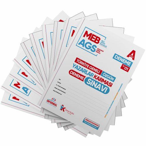 2026 MEB-AGS Yazarlar Karması 10 Adet 80 Soruluk Çözümlü Deneme Türkiye Geneli KURUMSAL Paket
